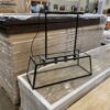 Hanging Glass Panel Light Fixture