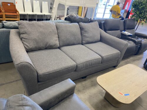 MICHAEL DOUGLAS  Wide Grey Sofa