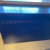 Large Black Media Cabinet