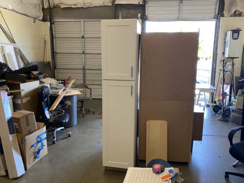 Tall White Pantry Cabinet