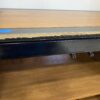 Black and Burl Handpainted Cabniet with Drawers