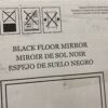 NEW! Black Framed Floor Mirror