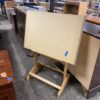 Light Wood Drafting Table