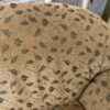 Dark Brown Leaf Patterned Armchair