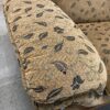 Dark Brown Leaf Patterned Armchair