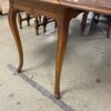 Long Arched Legged Dining Table with Folding Extensions
