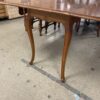 Long Arched Legged Dining Table with Folding Extensions