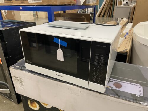 PANASONIC The Genius White Countertop Microwave Model #NN-SN75LW