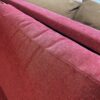 URBAN INTERIORS Red Fabric Sofa with Fold out Full-sized Bed