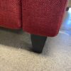 URBAN INTERIORS Red Fabric Sofa with Fold out Full-sized Bed