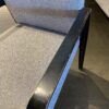 BERNHARDT Black Wood Frame Accent Chair