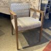 STEELCASE Coalesse Ribbed Grey Wood Frame Accent Chair