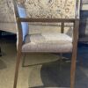 STEELCASE Coalesse Ribbed Grey Wood Frame Accent Chair