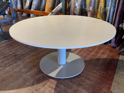 STEELCASE Coalesse Hefty Round White Coffee Table