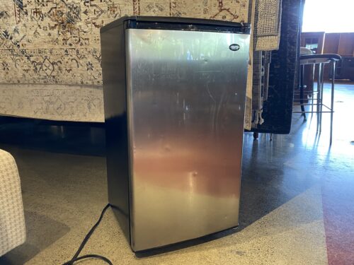 SANYO Stainless Steel Mini Fridge Model #SR3770S