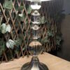 Silver Stacked Orb Table Lamp