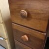 Wooden 7 Drawer Desk w/ Circle & Diamond handles