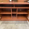 Red Toned Wooden 2 Door Media Cabinet