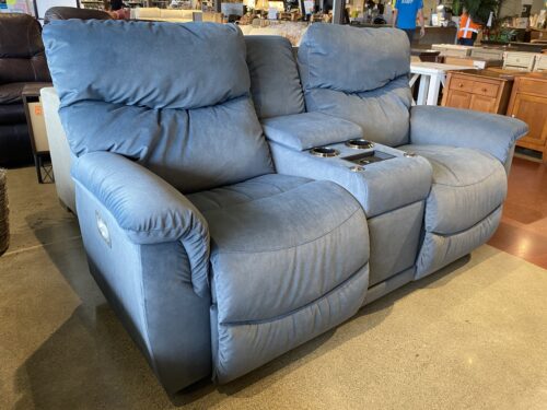 NEW! LA-Z-BOY James Power Reclining Loveseat w/ Console & Charge Base