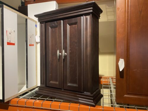 TOTAL BATH 20" Espresso Brown Bathroom Wall Cabinet