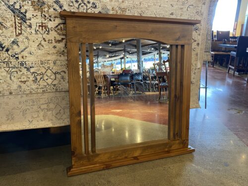 Solid Wood Framed Mantelpiece Mirror