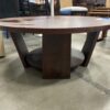 Basket Based Circular Wood Coffee Table