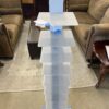 Grey Metal Tiered CD Shelf