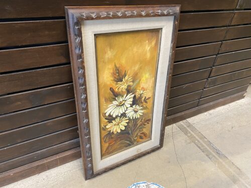 "Daisies" Framed Oil Painting by Joan Baosnahan