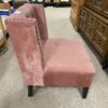 Pink Lounge Chair W/ Nailhead Trim