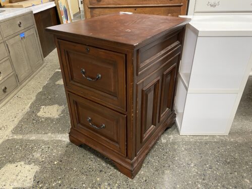 WHALEN 2 Drawer Cherry Filing Cabinet