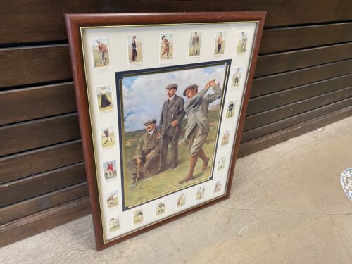 "The Great Triumvirate" by Clement Flower w/ Tabaco Trading Golf Cards