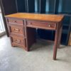 YOUNG AMERICA Rustic Cherry Wood Half Campaign Desk