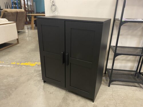 IKEA Brimnes Black Storage Cabinet