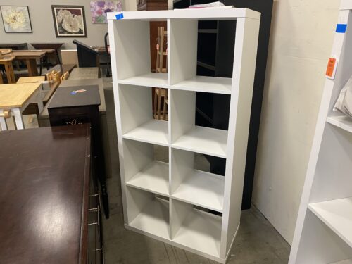 IKEA Kallax White Cubbies Bookshelf