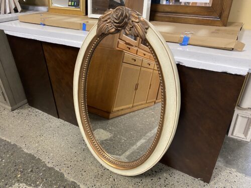 BOMBAY Golden Rose Oval Wall Mirror