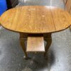 Curved Leg Drop Leaf Side Table