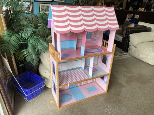 KIDCRAFT Pink Wooden Dollhouse