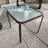 Metal Outdoor Patio Set w/ 2 Swivel Chairs & Table