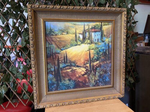 Morning Light in Tuscany Ornate Framed Art