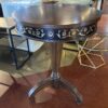 3-Leg Pedestal Table w/ Pretty Floral Trim
