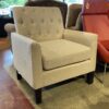 ALTON Beige Button Back Accent Chair