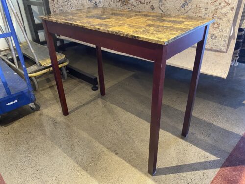 Leggy Faux Marble Multi-Purpose Table