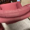 Red Tufted Armchair w/ Ottoman