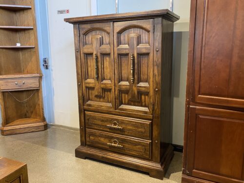 Dark Cottagecore 3-Drawer Armoire