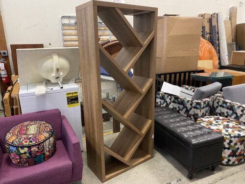 Angled Shelf Bookshelf