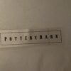 POTTERY BARN Armchair with Light Grey Slipcovered