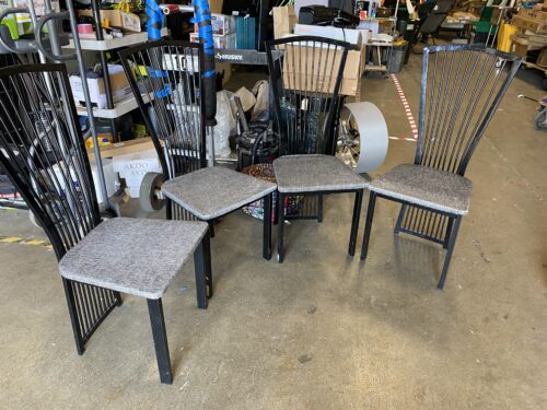 Vintage Italian Costantini Pietro Style Dining Chairs set of 4