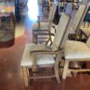 Set of 6 Tan Tweed Dining Chairs