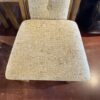 Set of 6 Tan Tweed Dining Chairs