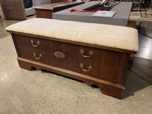 LANE Floral Fabric Top Trunk
